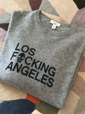 Autumn Cashmere x Kitson Los Fucking Angeles Sweater